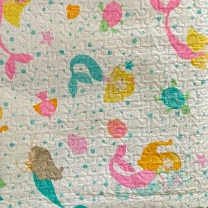 Mermaid Bed quilt- FULL size bed quilt